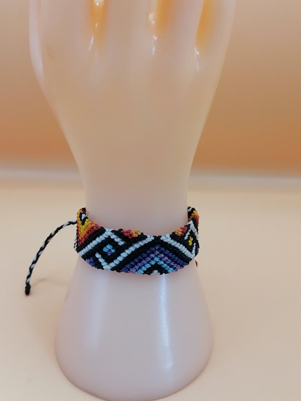 Unisex Macrame Labyrinth Bracelet, Peruvian Artisan, Cusco